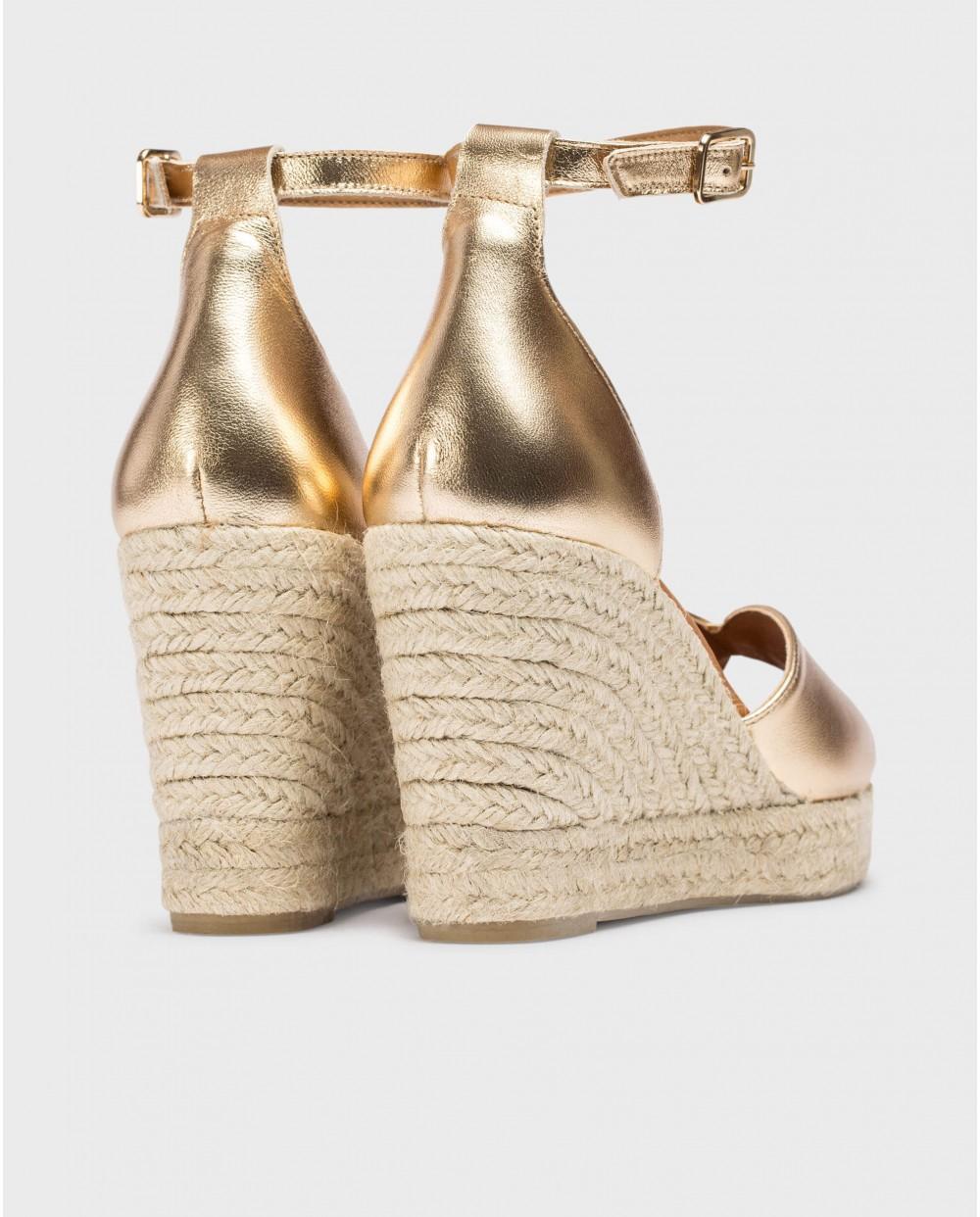 wonders Alpargata MANLY Oro Outlet online