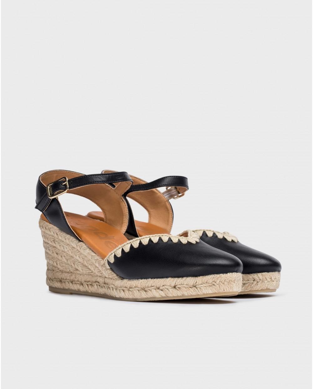wonders Cuñas MALIBU Negro Gran oferta