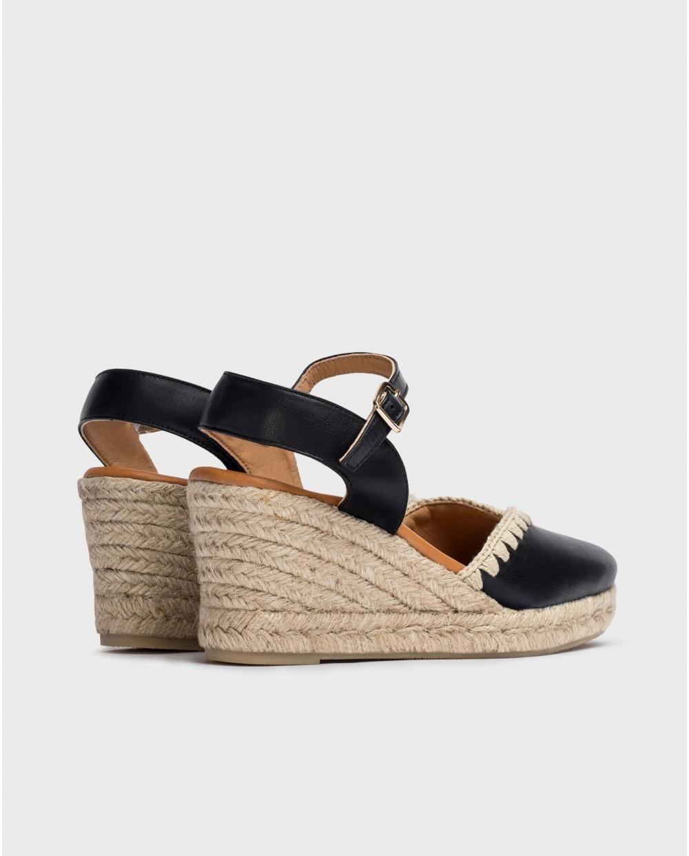 wonders Cuñas MALIBU Negro Gran oferta