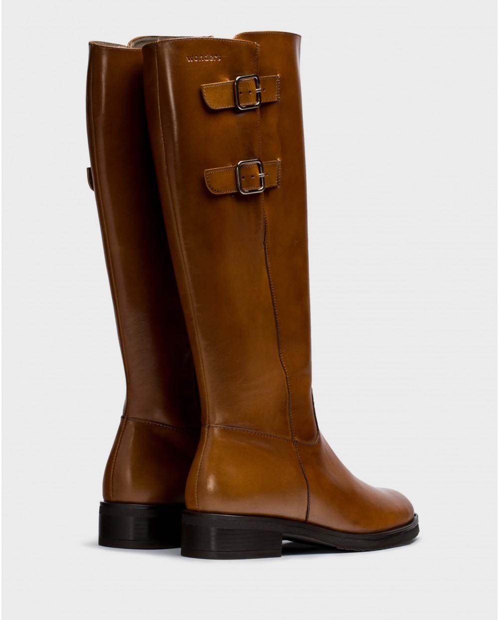wonders Botas DOUBLE Cuero Liquidación