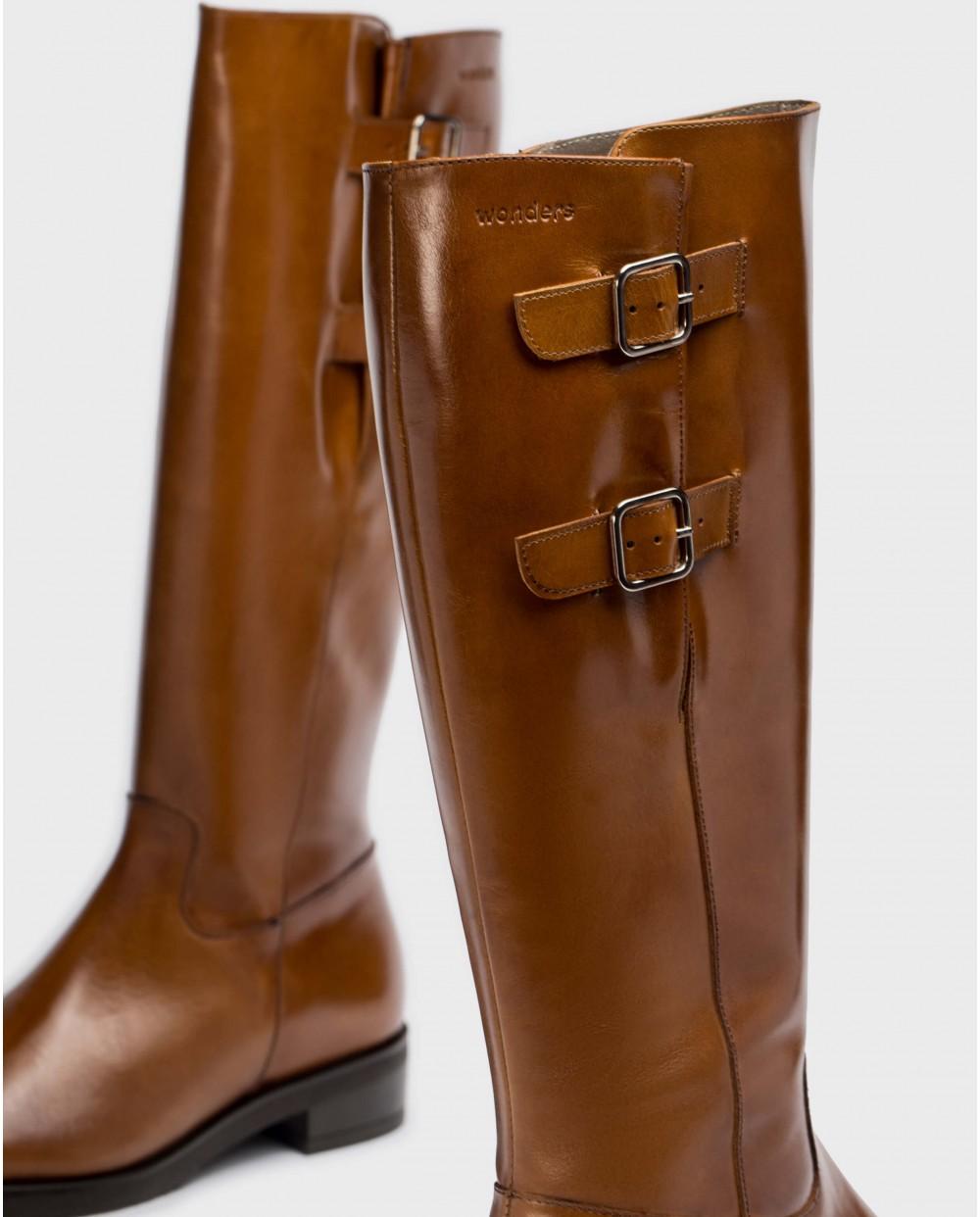 wonders Botas DOUBLE Cuero Liquidación