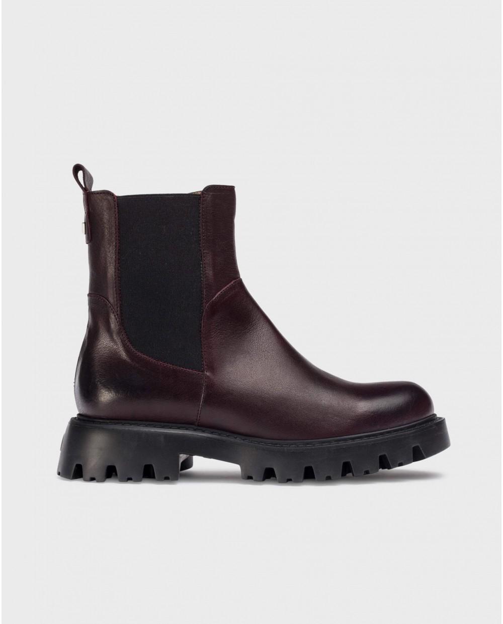 wonders Botines PURA Burdeos