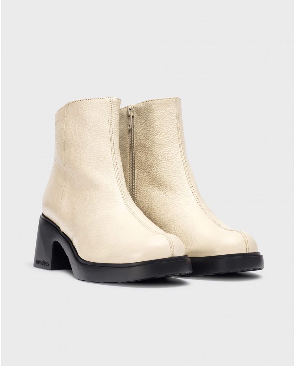 wonders Botines RUBI Crema Grandes descuentos