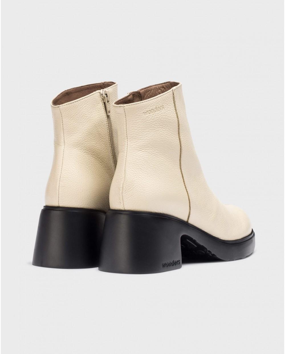 wonders Botines RUBI Crema Grandes descuentos