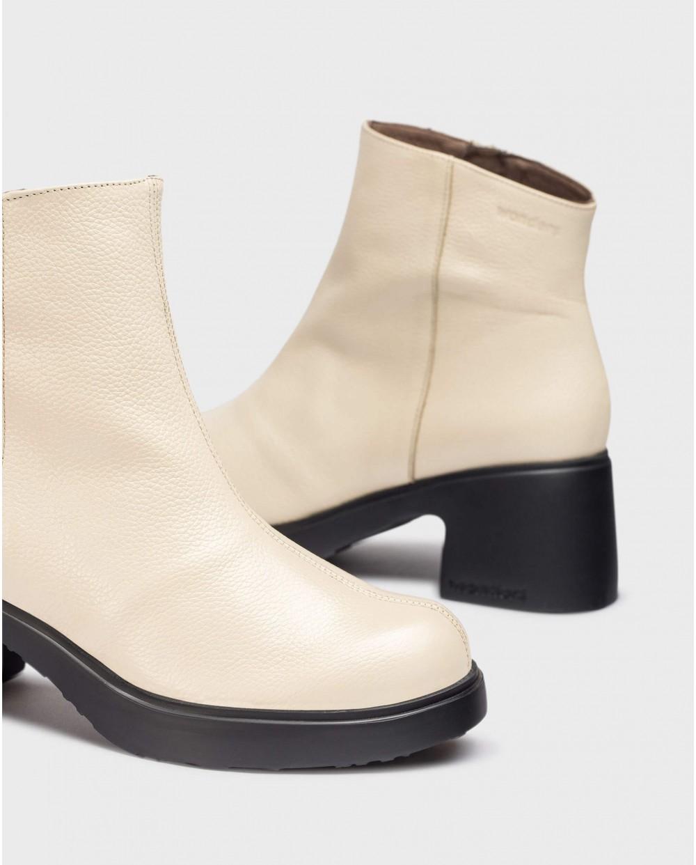 wonders Botines RUBI Crema Grandes descuentos