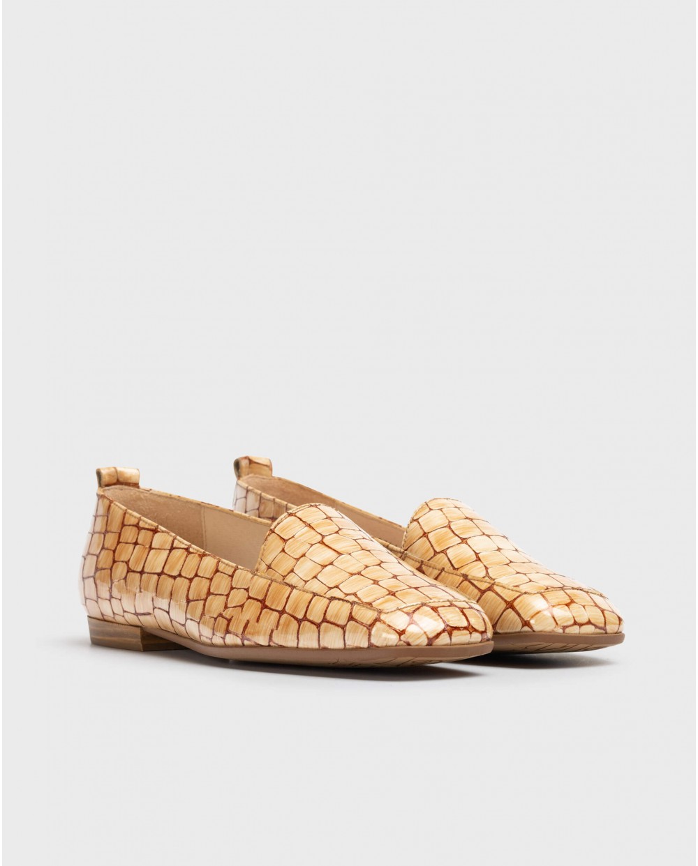 wonders zapato plano piel Tienda de fábrica