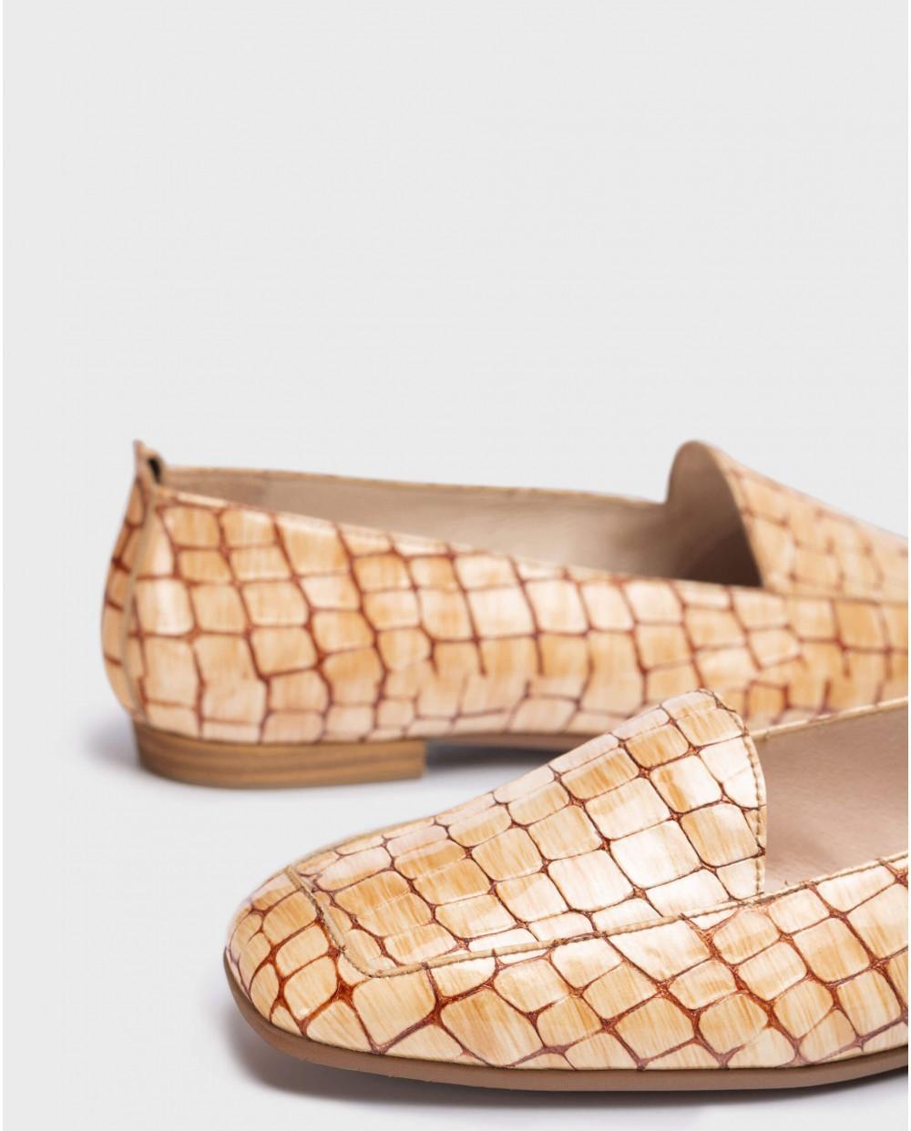 wonders zapato plano piel Tienda de fábrica