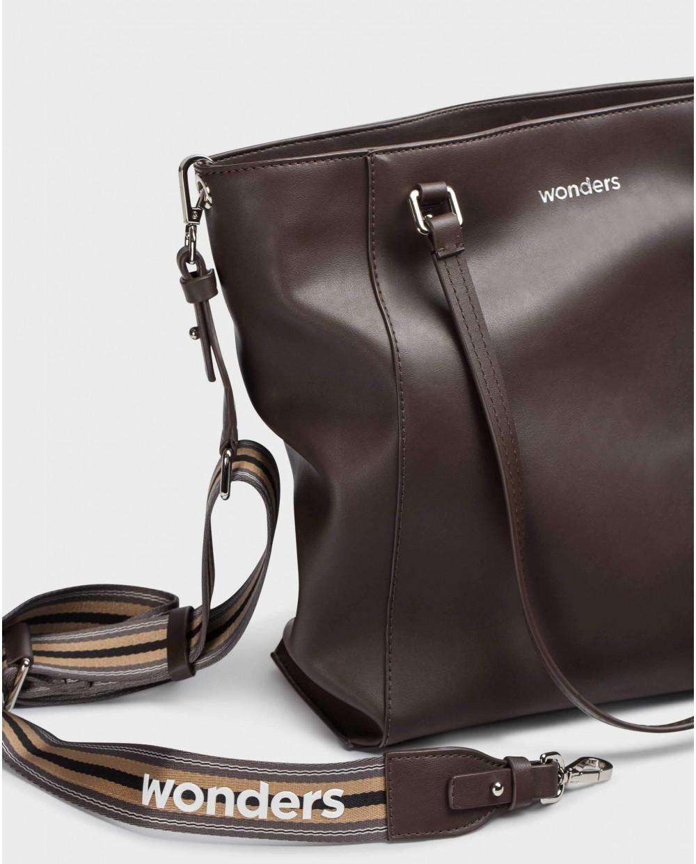 wonders Bolso ZURI Marrón Ahorra y exporta