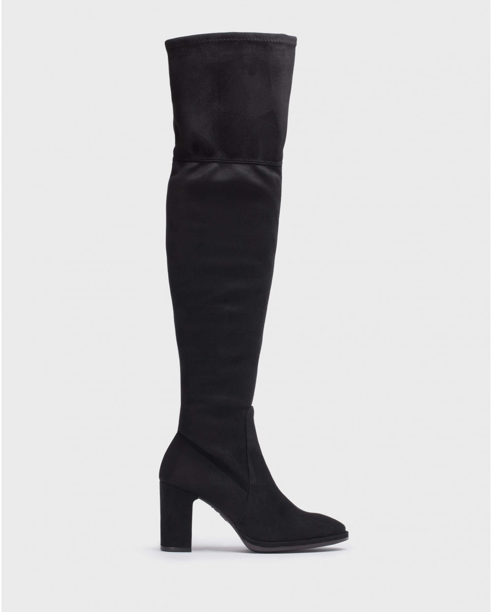 wonders Bota mosquetera AUSTER Negro