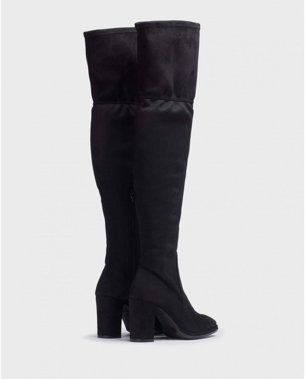 wonders Bota mosquetera AUSTER Negro Outlet online