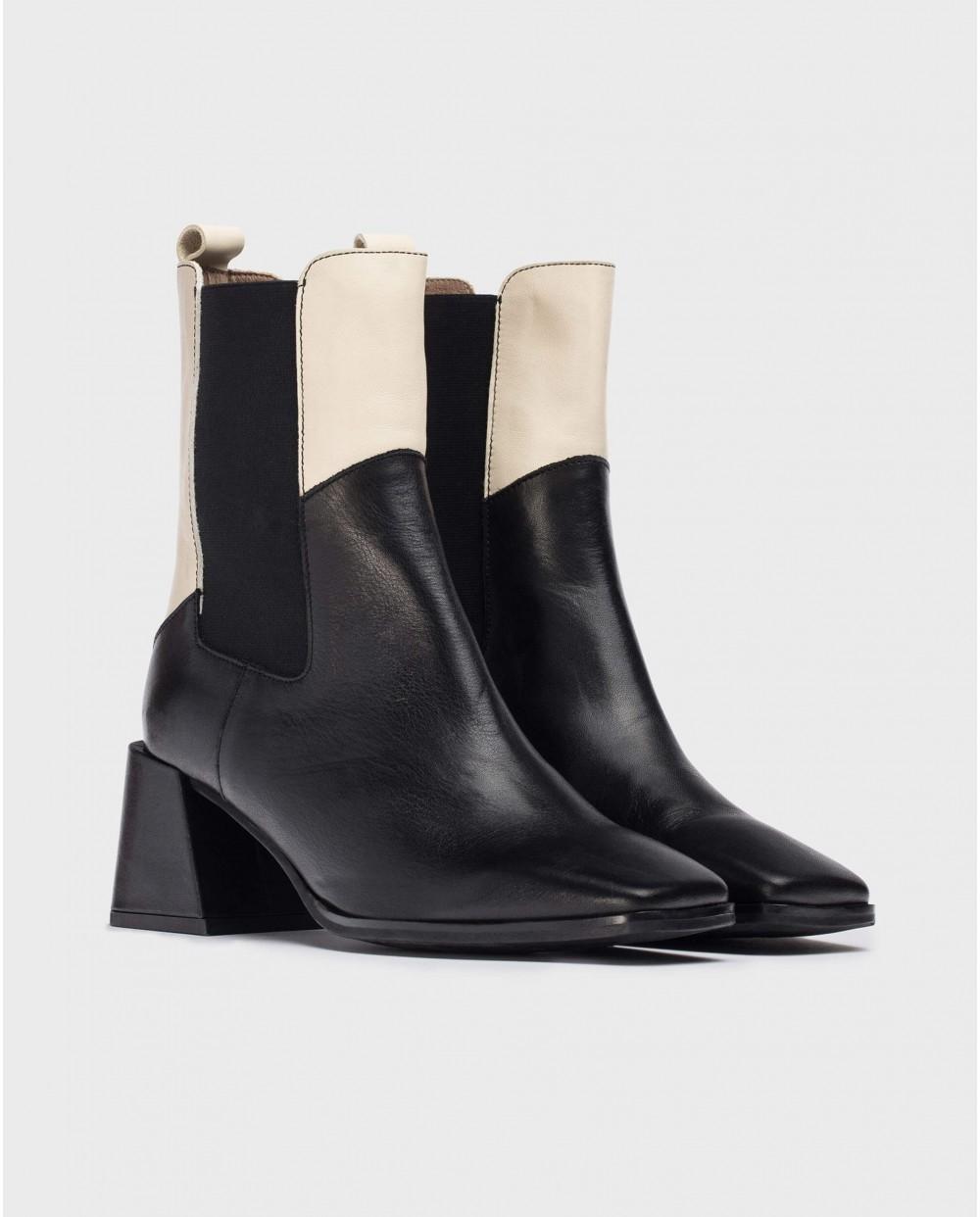 wonders Botín TOTE Negro Rebajas de fábrica