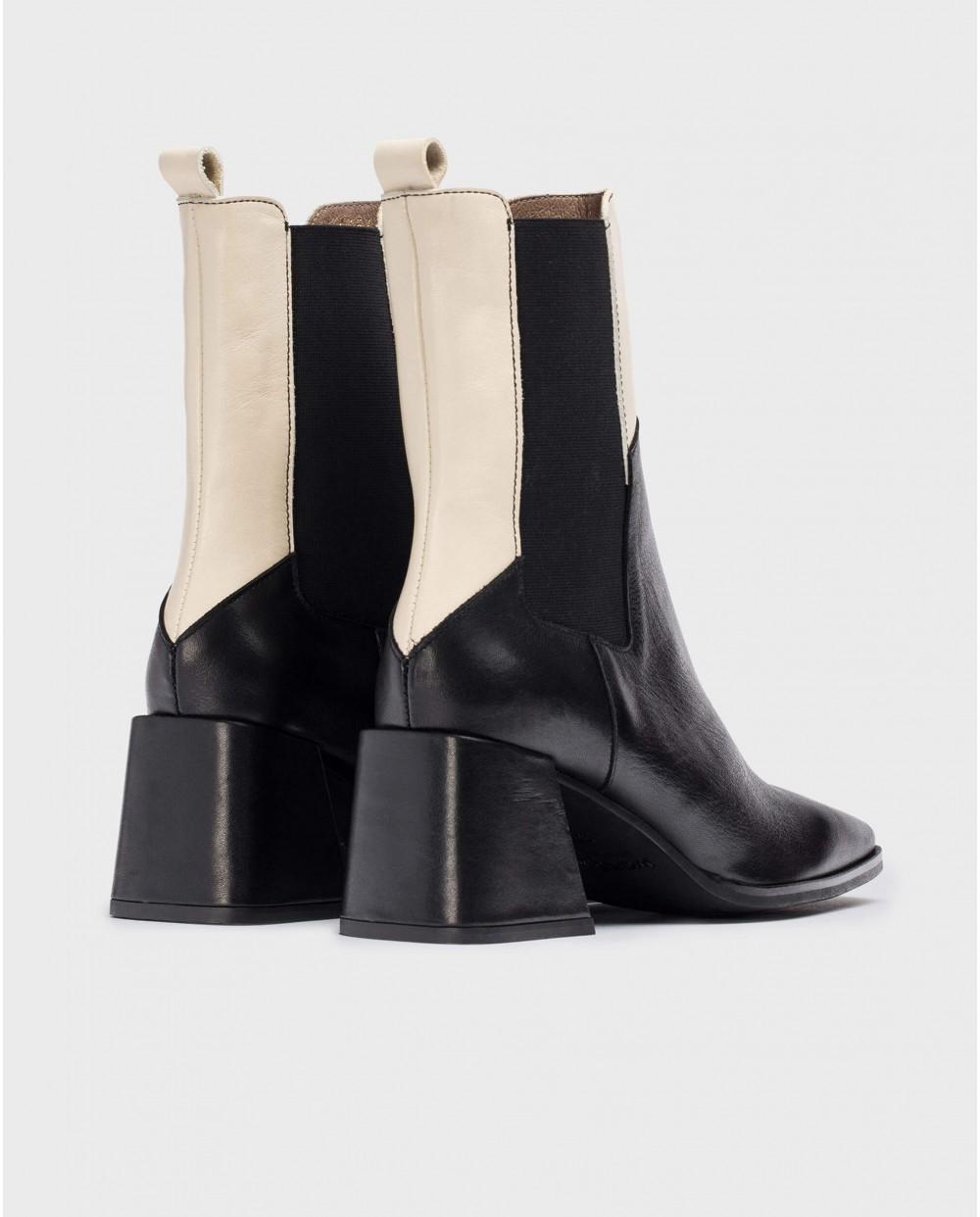 wonders Botín TOTE Negro Rebajas de fábrica