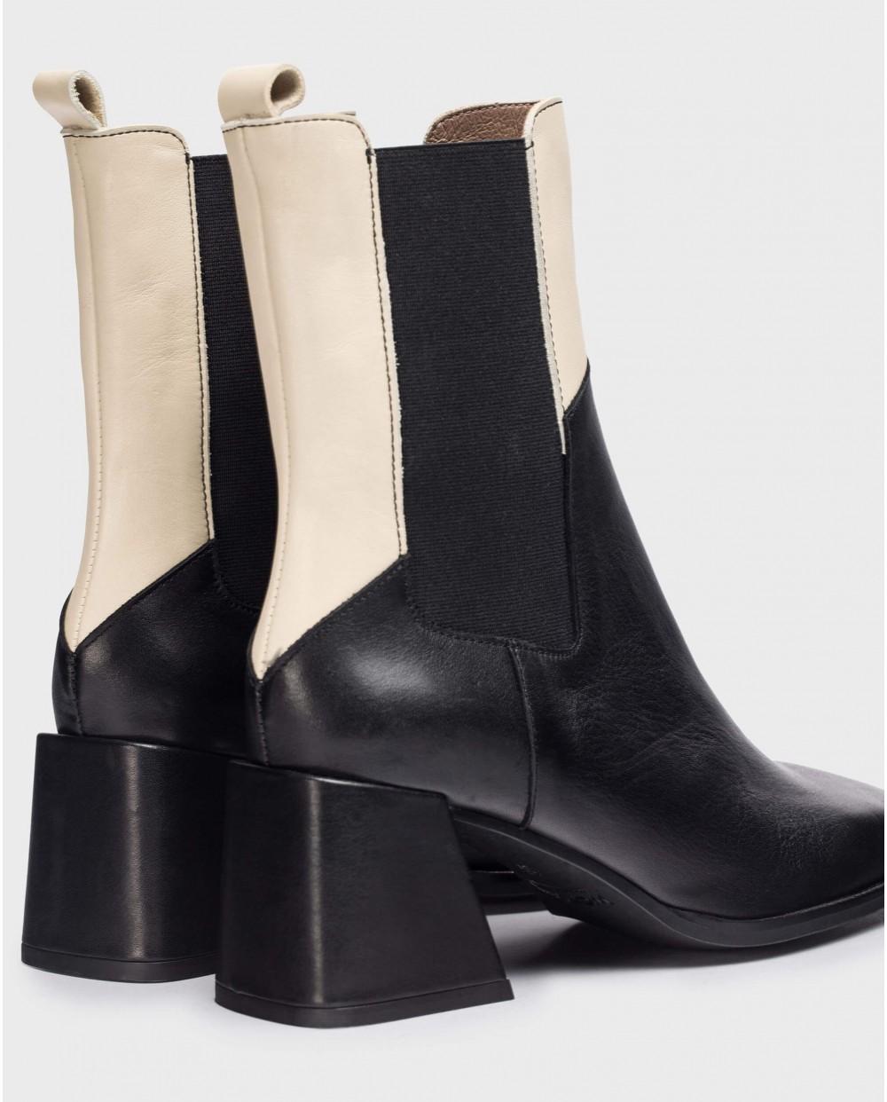wonders Botín TOTE Negro Rebajas de fábrica