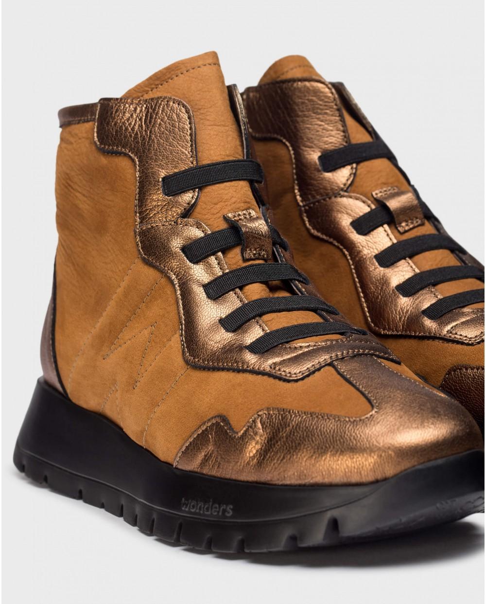 wonders Botines Deportivos ENGLAND Oro Tienda