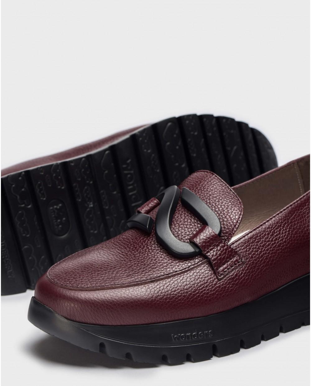wonders Mocasín Rose burdeos Rebajas online