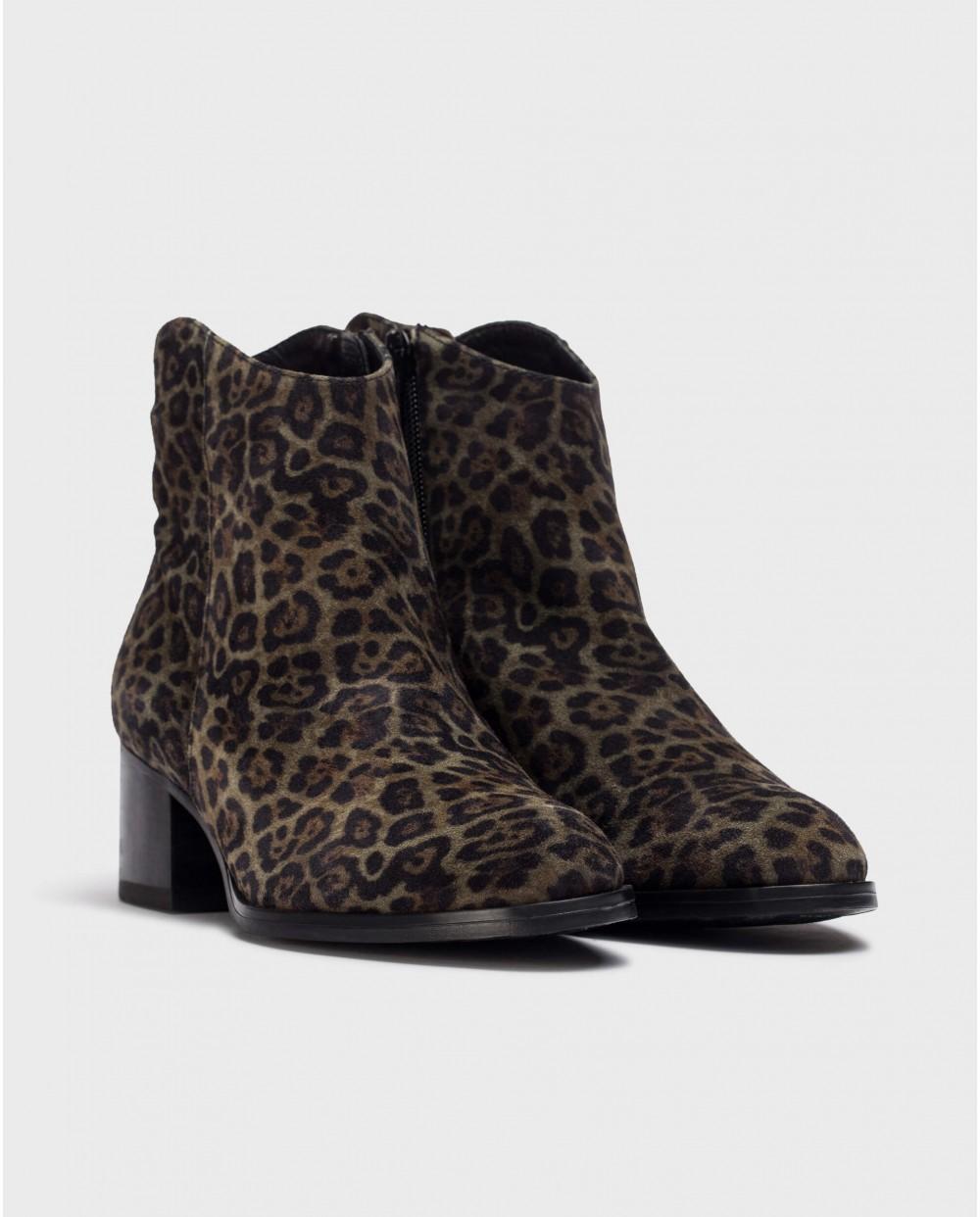 wonders Botines EASY Animal Print Oferta especial de fábrica
