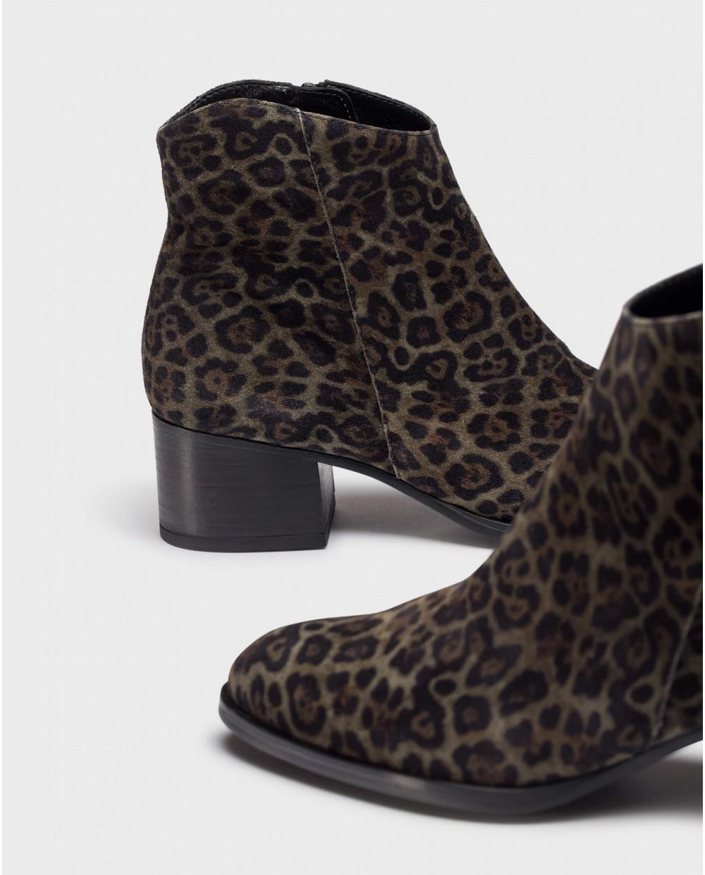 wonders Botines EASY Animal Print Oferta especial de fábrica