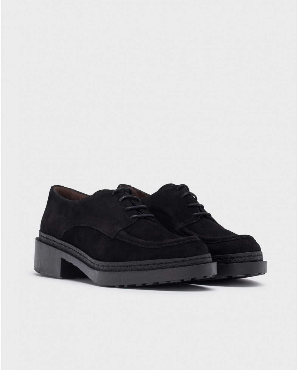 wonders Bluchers BEA Negros Tienda de fábrica