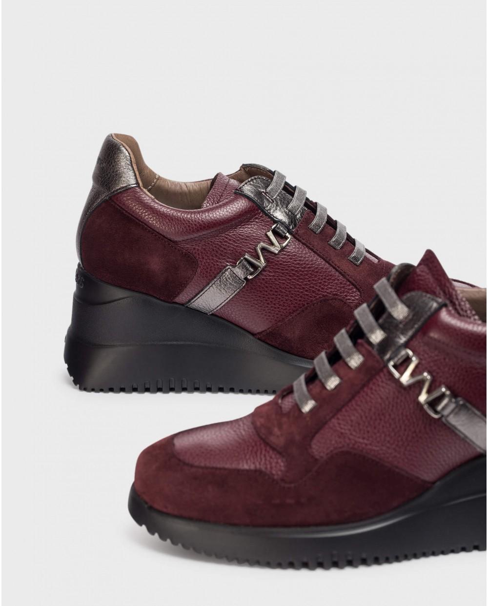 wonders Deportivas EVA Burdeos Última moda