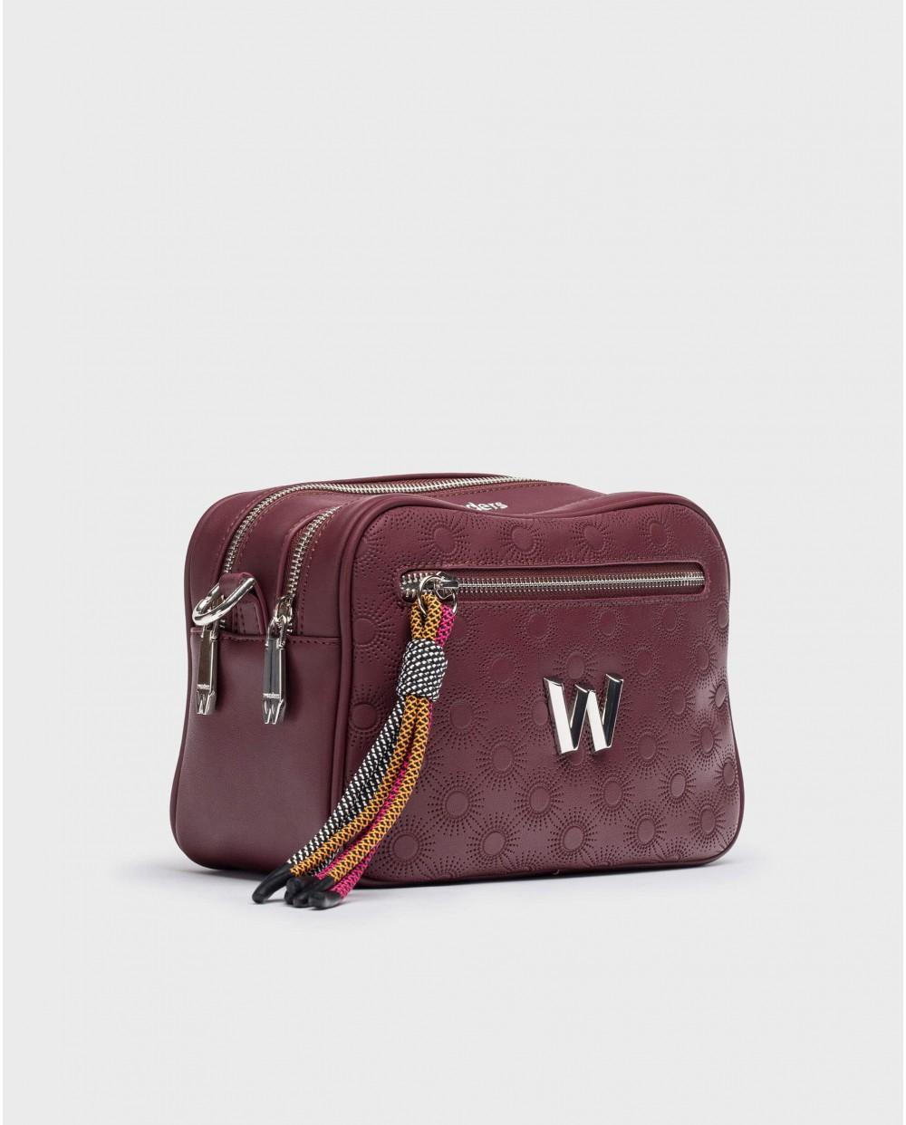 wonders Bolso FLEUR Burdeos Rebajas