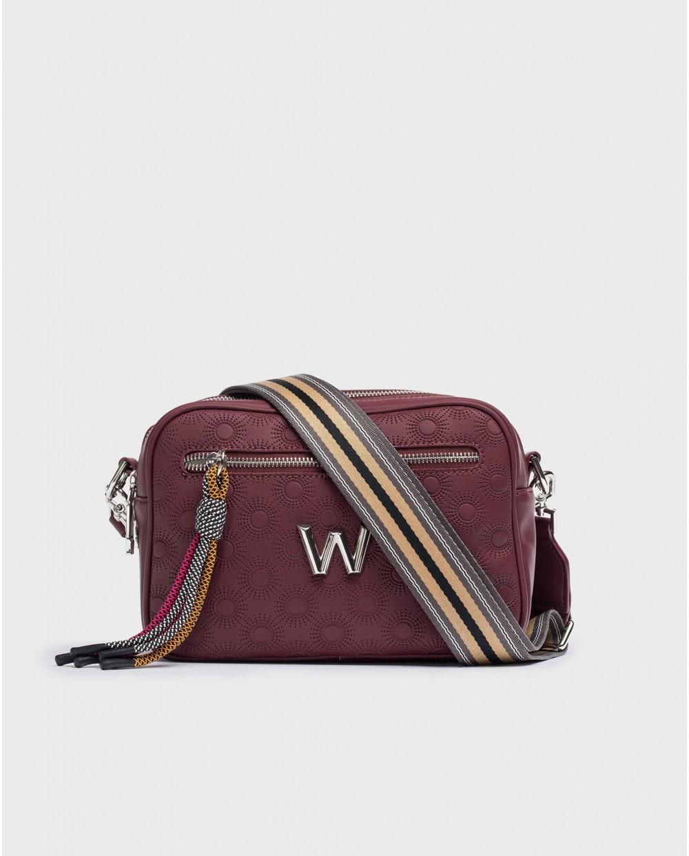 wonders Bolso FLEUR Burdeos Rebajas