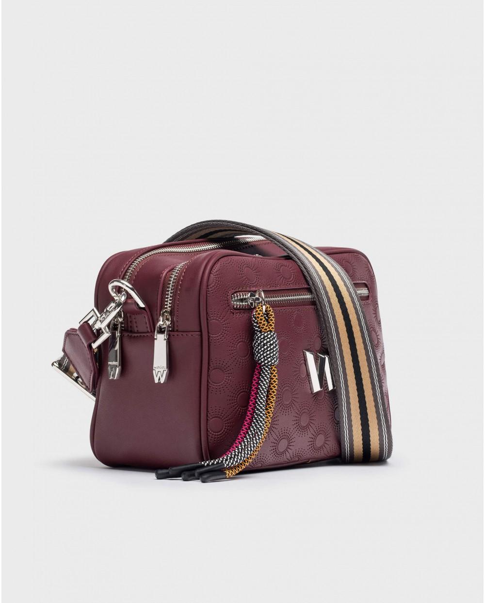 wonders Bolso FLEUR Burdeos Rebajas