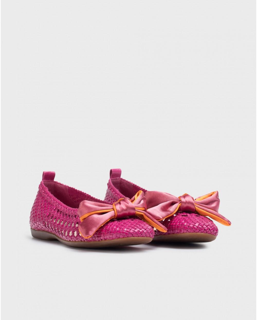 wonders Bailarina BOW Fucsia Descuento