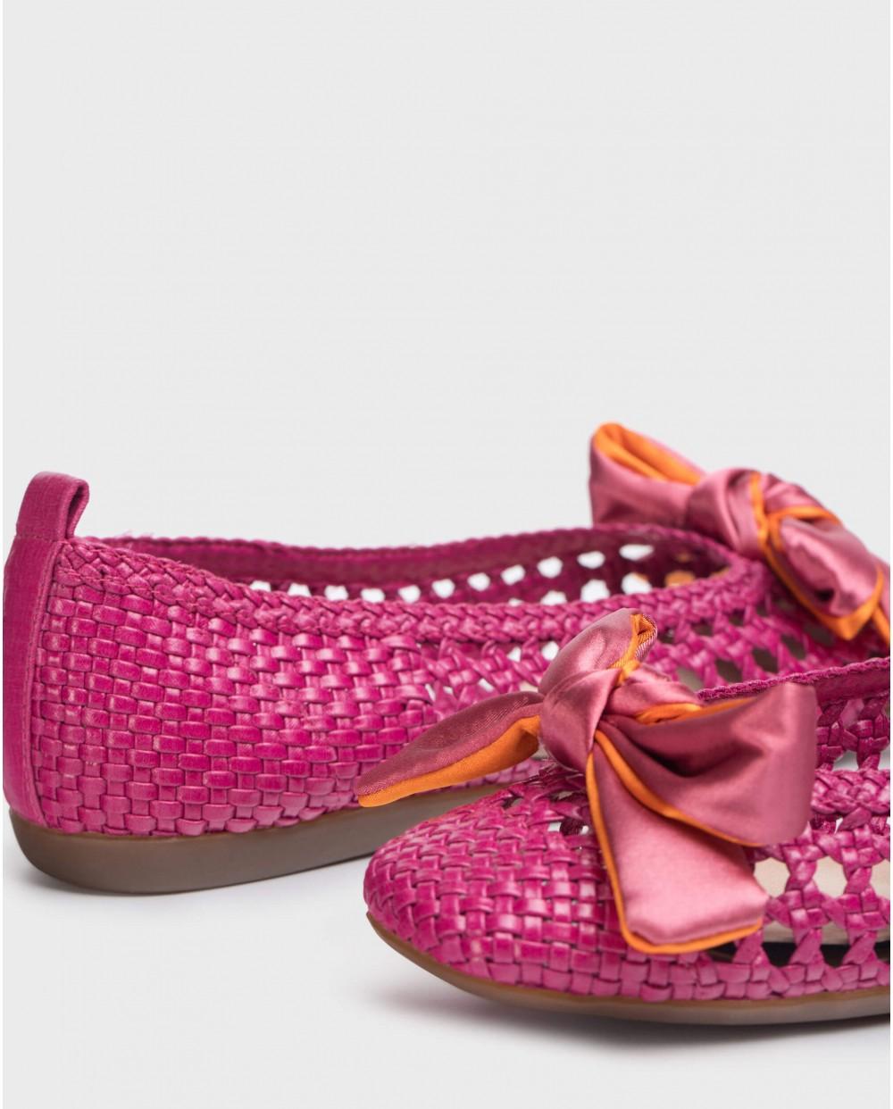wonders Bailarina BOW Fucsia Descuento