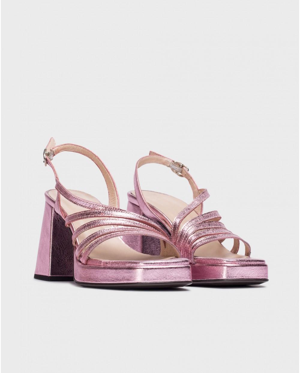 wonders Sandalias GARLI Rosa Envío gratis