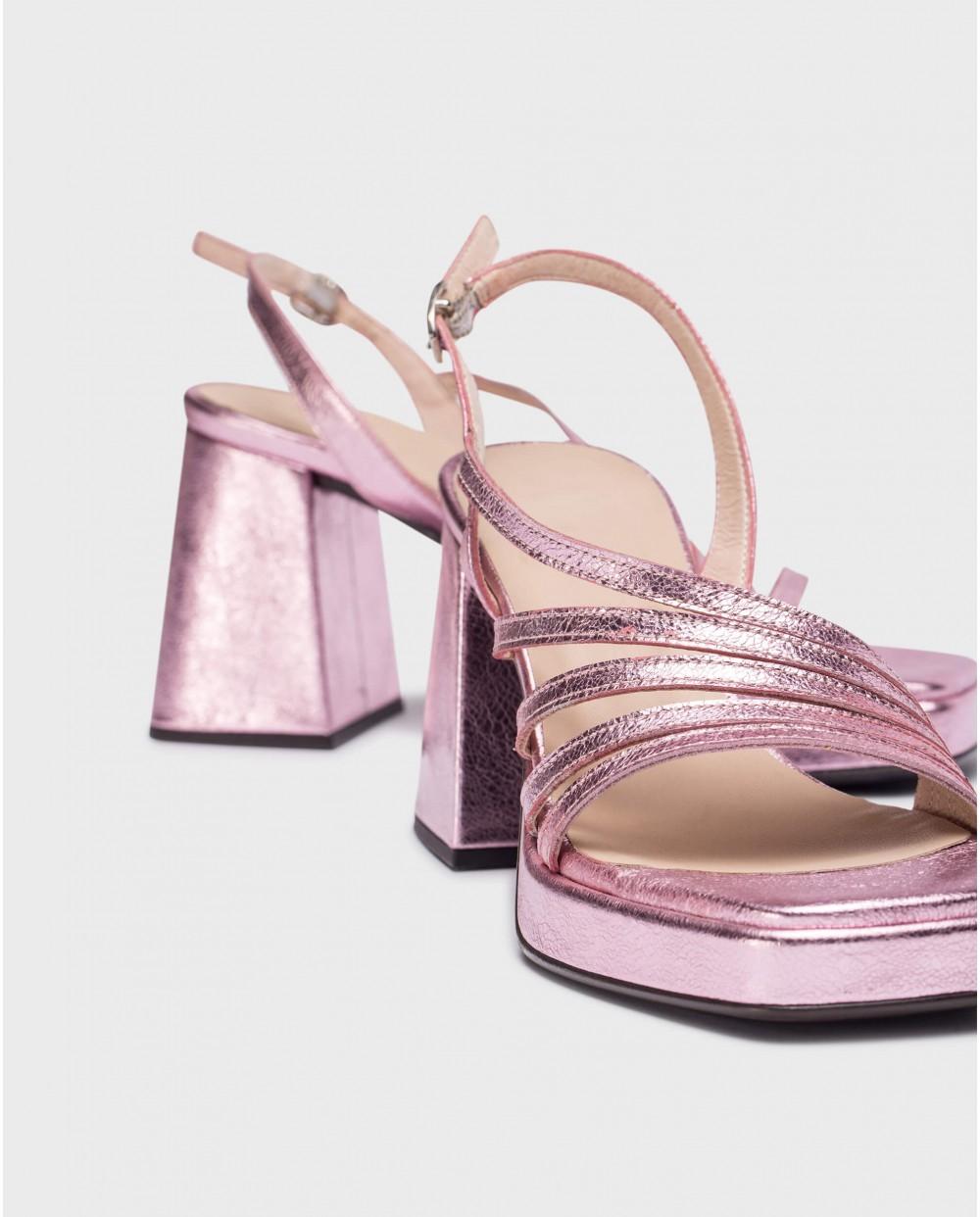 wonders Sandalias GARLI Rosa Envío gratis