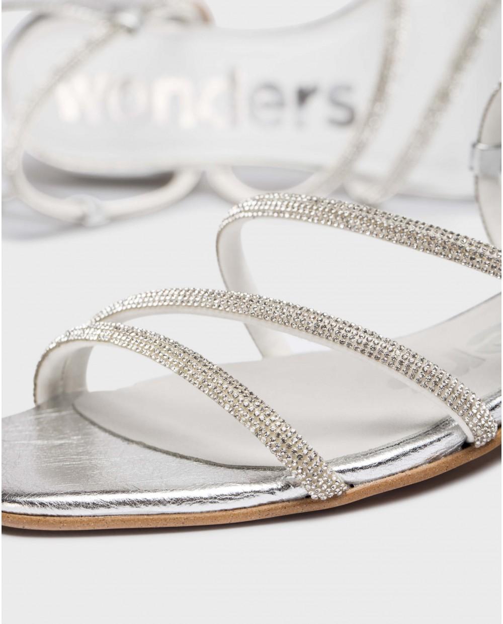 wonders Sandalias DIONE Plata ÚLTIMAS EDICIONES