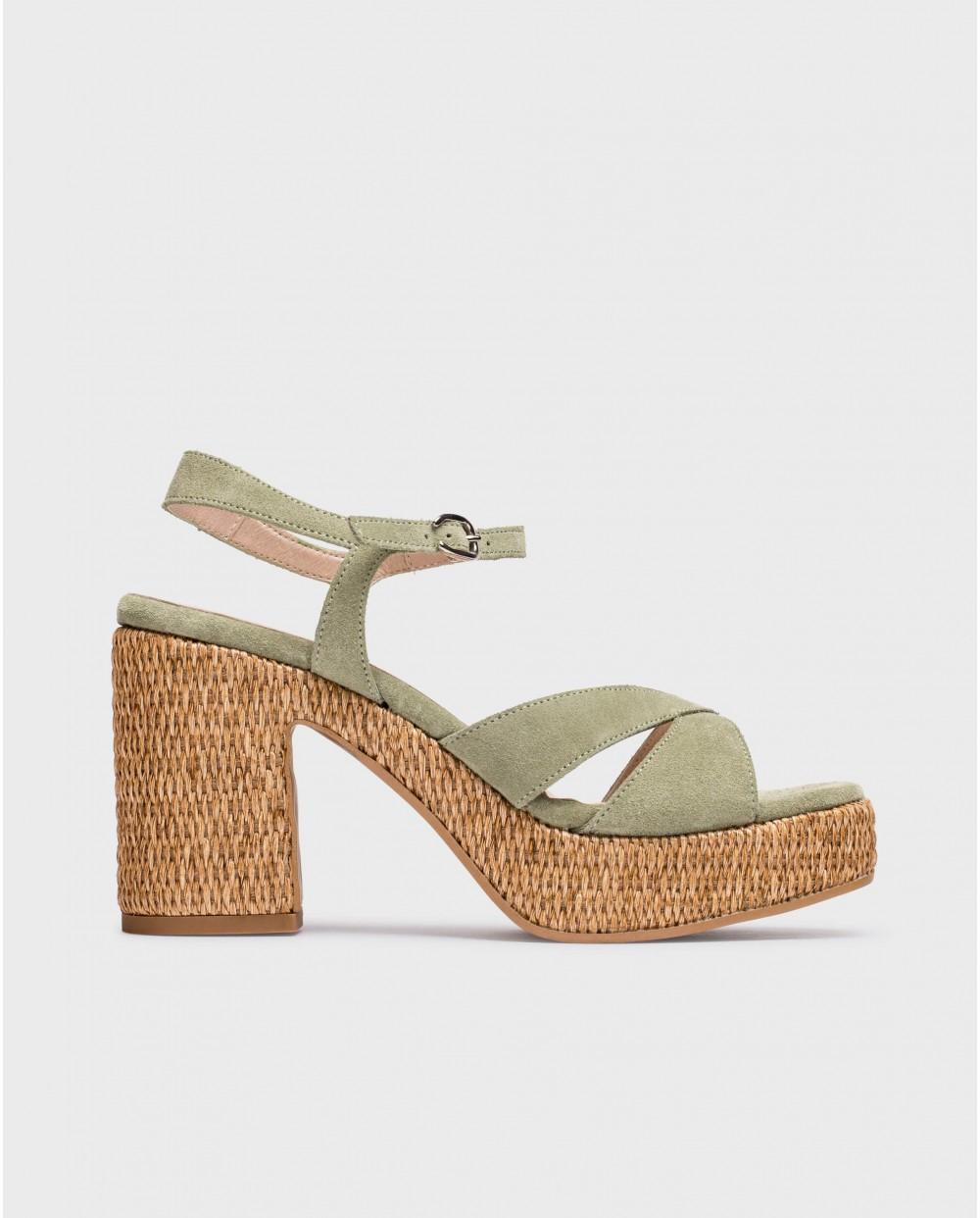 wonders Sandalias GIORGIA Verde