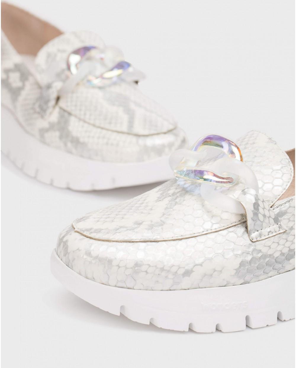 wonders Mocasín ROSE Blanco Promoción trimestral