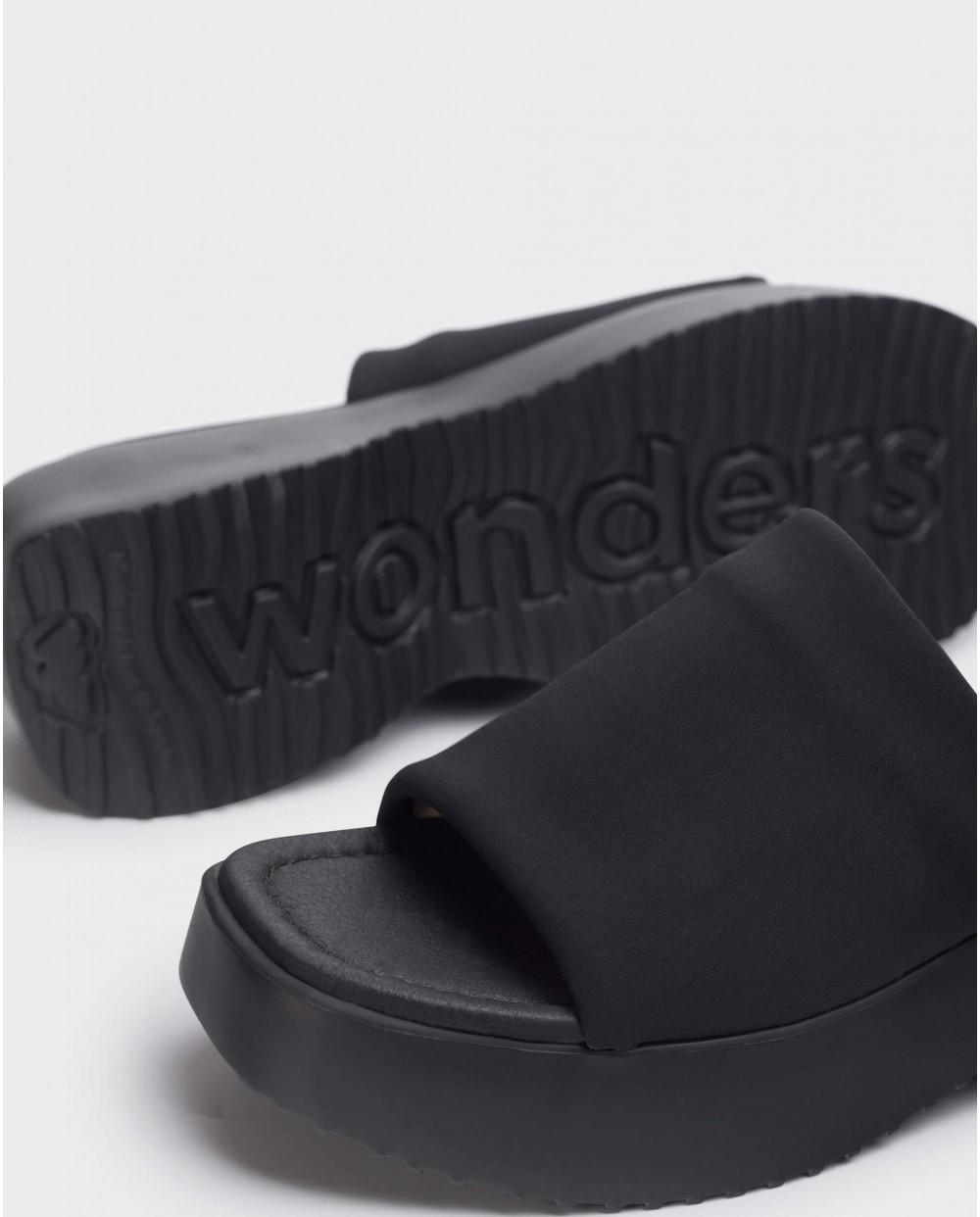 wonders Sandalias SUSAN Negro Solo queda un día