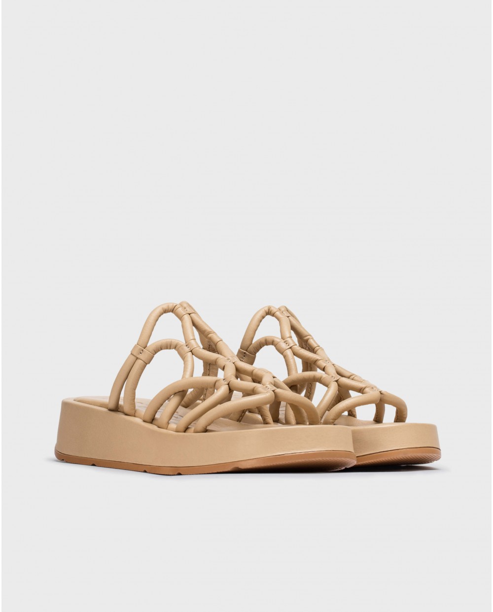 wonders Sandalias cuña ELADIA Beige En oferta