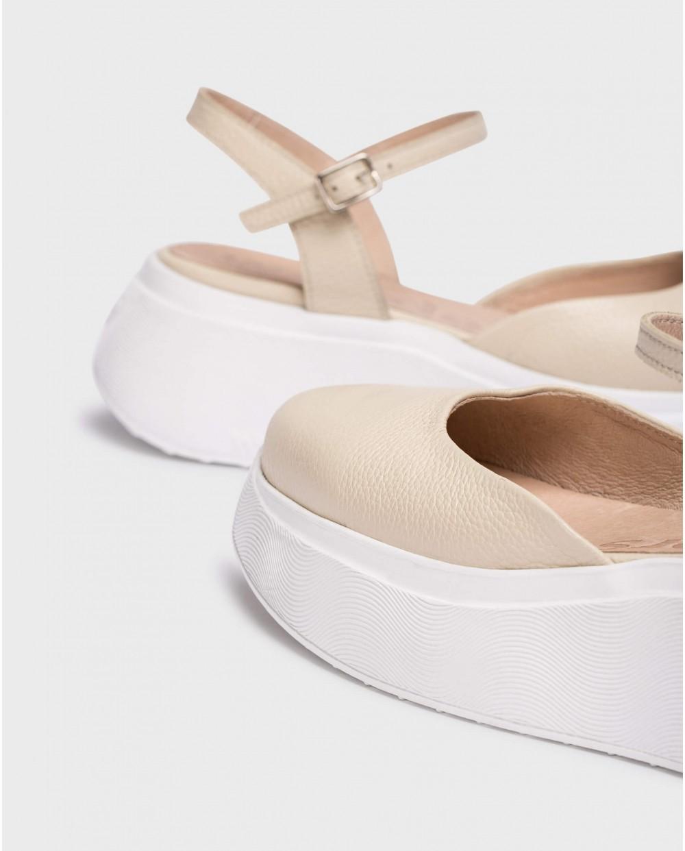 wonders Zapato MANILA Crema Última moda