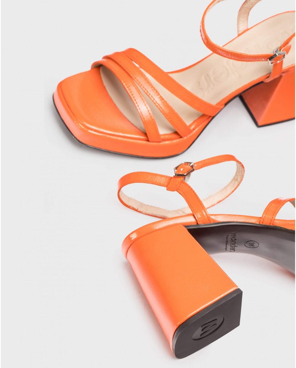 wonders Sandalias LOVE Coral Descuento por venta flash