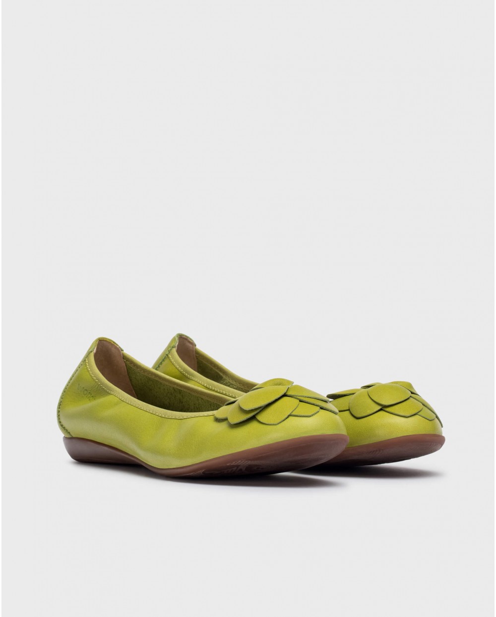 wonders Bailarina PRAGA Verde Devoluciones gratuitas
