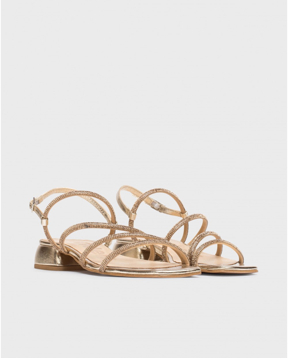 wonders Sandalias DIONE Platino Outlet