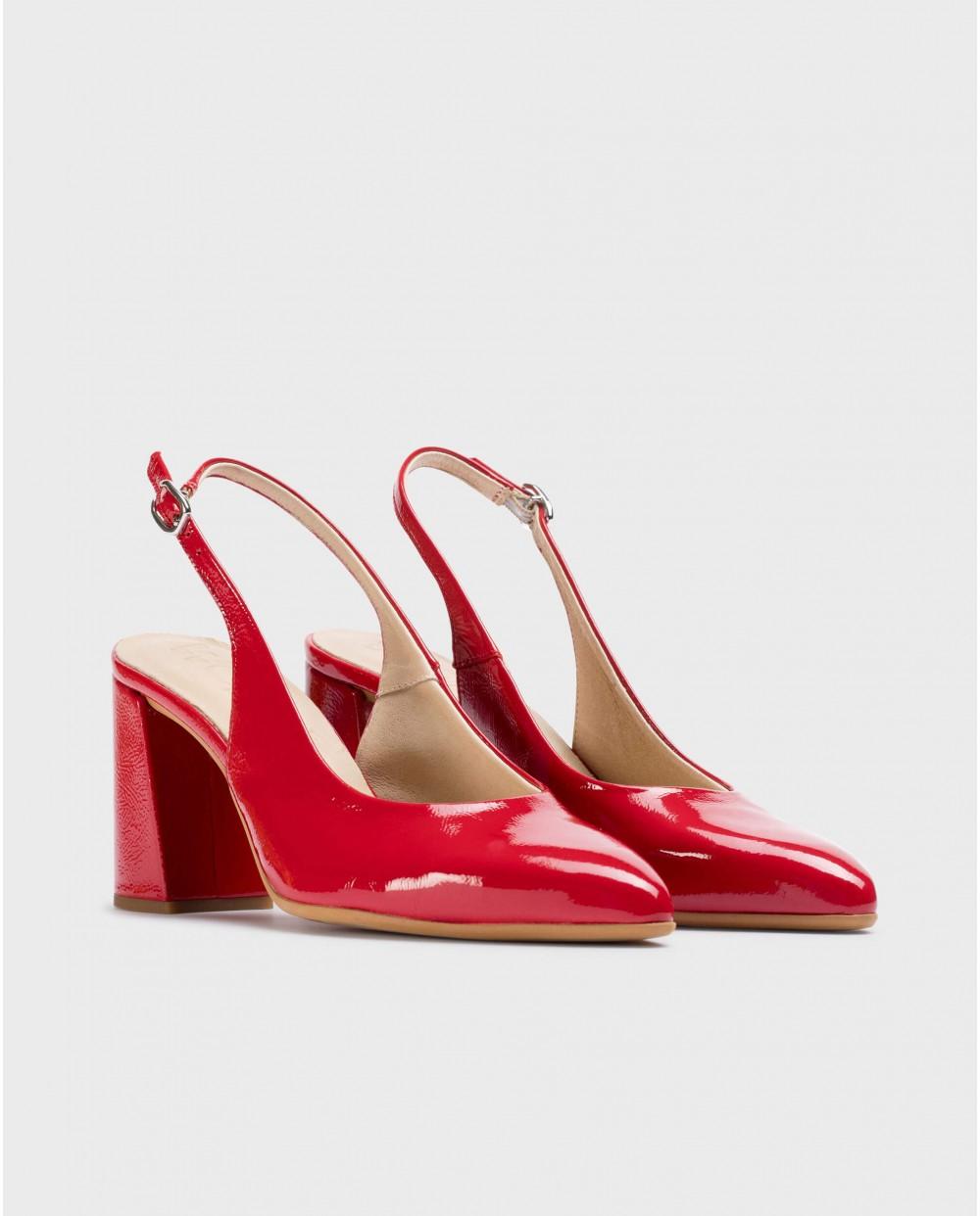 wonders Zapatos de tacón VILMA Rojo Ofertas