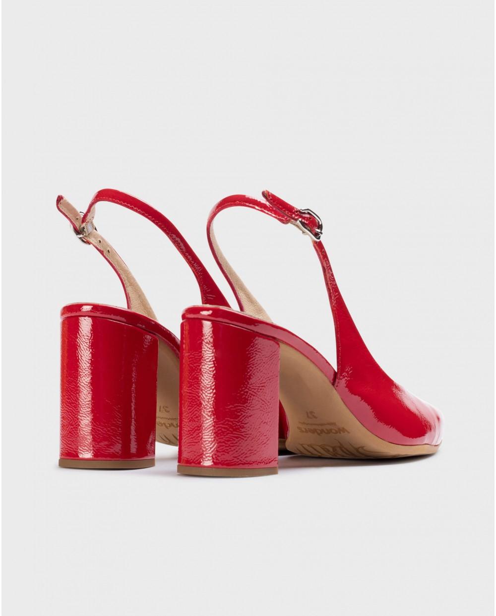 wonders Zapatos de tacón VILMA Rojo Ofertas