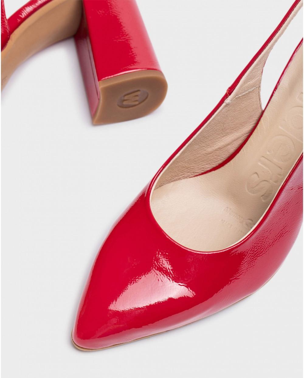 wonders Zapatos de tacón VILMA Rojo Ofertas