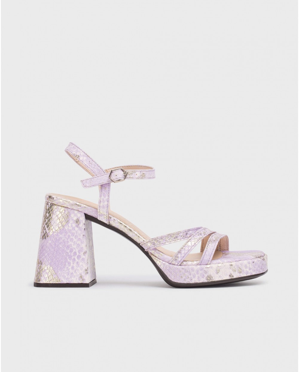 wonders Sandalias LOVE Lila