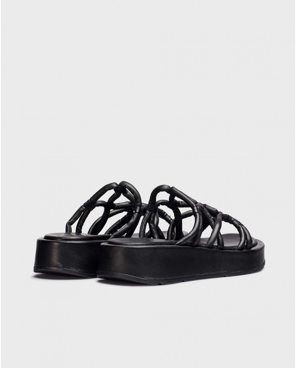 wonders Sandalias cuña ELADIA Negro Rebajas baratas