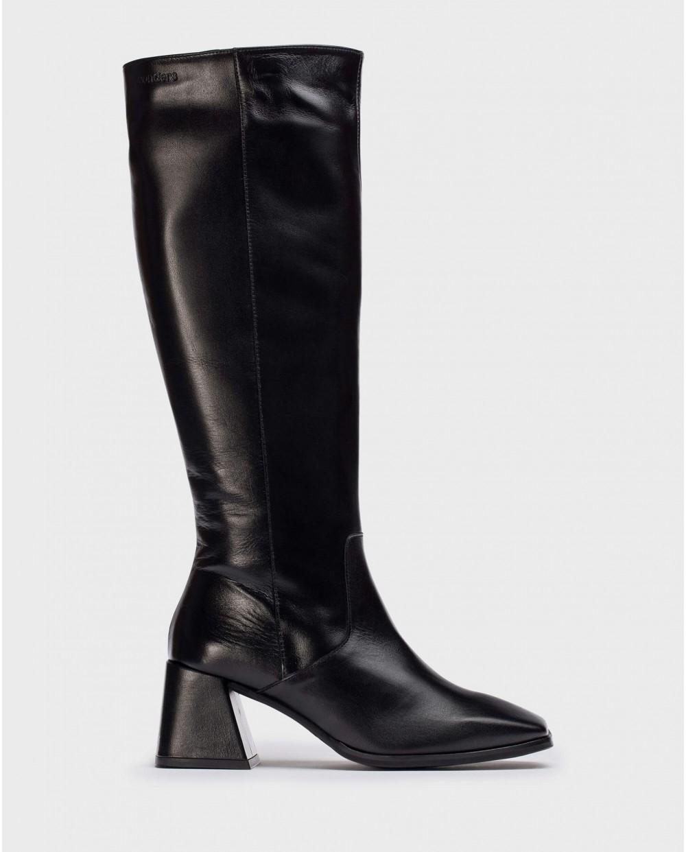 wonders Botas LOVE negro