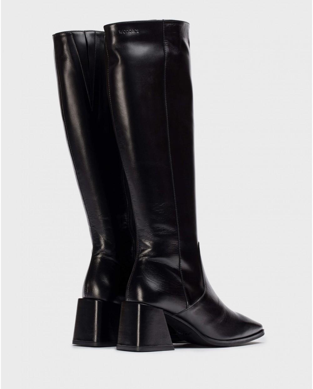 wonders Botas LOVE negro Rebajas de fábrica