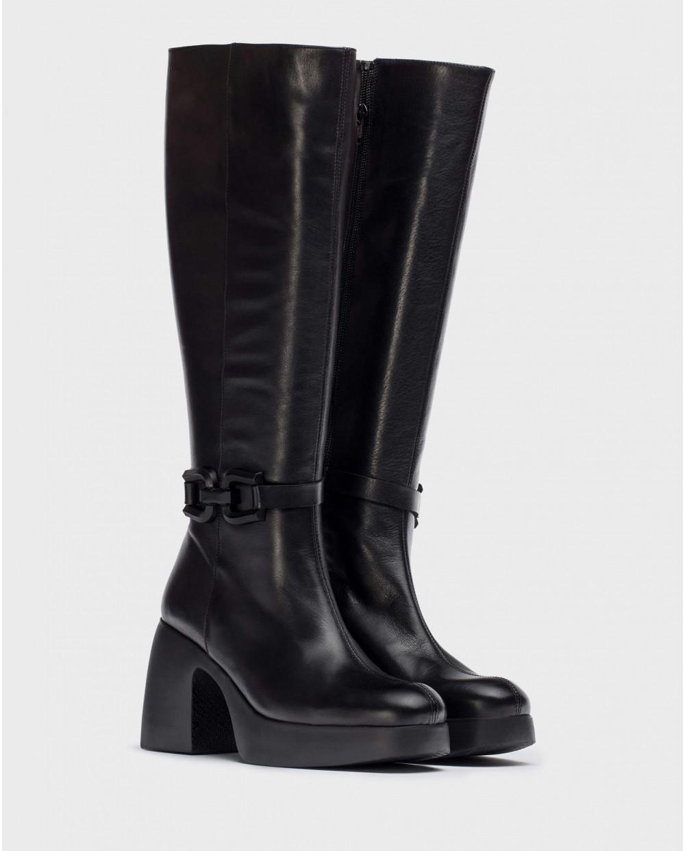 wonders Botas CALISTO Negras Ventas relámpago