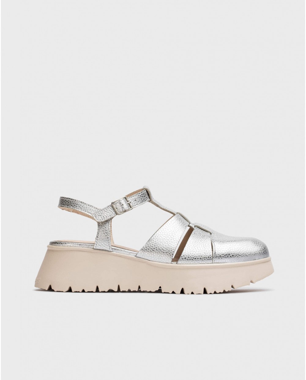 wonders Sandalias Cangrejeras ZAGREB Plata