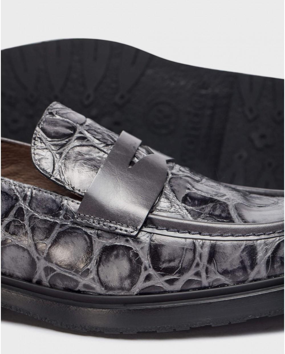 wonders Mocasines NED Gris Rebajas top