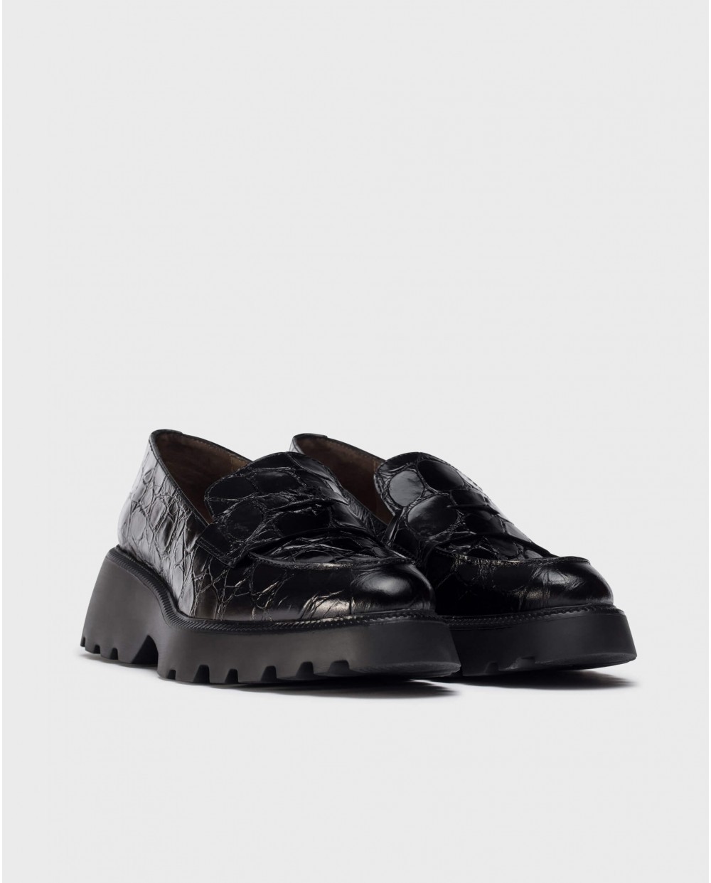 wonders Mocasines DEVINA Negros Oferta especial